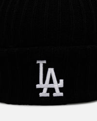 47 Brand Los Angeles Dodgers Harbor Cuff Knit Beanie Black