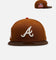 New Era Atlanta Braves 'Root Beer Float' 59FIFTY Fitted Walnut