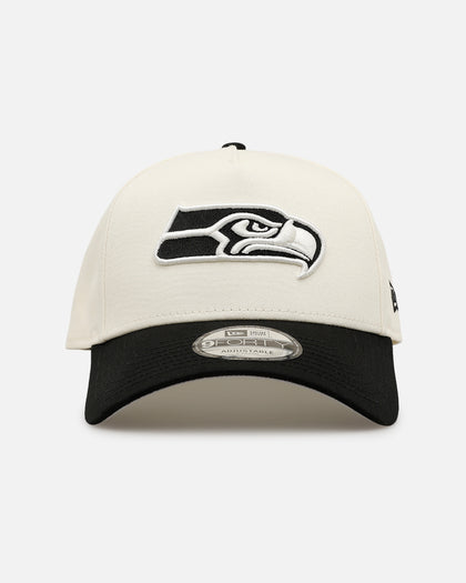 New Era Seattle Seahawks 'Easy Chrome Black' 9FORTY A-Frame Snapback Chrome/Black
