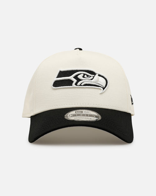 New Era Seattle Seahawks 'Easy Chrome Black' 9FORTY A-Frame Snapback Chrome/Black