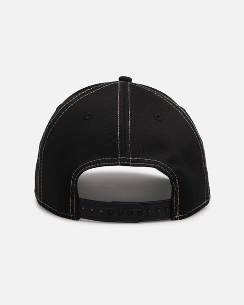 New Era Chicago Bulls 'Rope Script' 9FORTY A-Frame Snapback Black/White