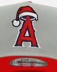 New Era Los Angeles Angels 'All I Want For Christmas' 9FORTY A-Frame Snapback Green/Red