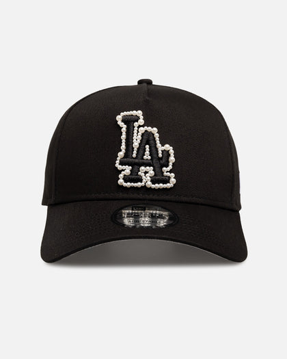 New Era Los Angeles Dodgers 'Pearl Bobble' 9Forty A-Frame Snapback Black