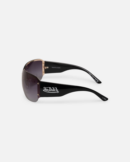 Aire X Von Dutch Tabloid Sunglasses Black/Gold