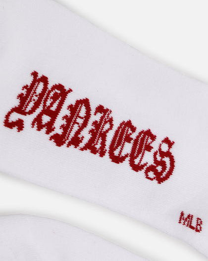Pro Compression New York Yankees Gothic Script Crew Sock White