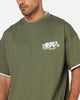 Carre Motion Layered T-Shirt Green/White