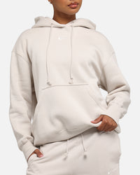 Nike Women's Sportswear Phoenix Fleece Oversized Pullover Hoodie Lt Orewood Brown/Sail