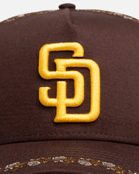 New Era San Diego Padres 'Floral Rose Chain' 9FORTY A-Frame Snapback Official Team Colour