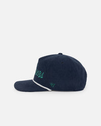47 Brand Seattle Mariners 'MLB Opening Day' Corduroy Crossrope Hitch Snapback Navy