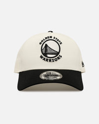 New Era Golden State Warriors 'Easy Chrome Black' 9FORTY A-Frame Snapback Chrome/Black