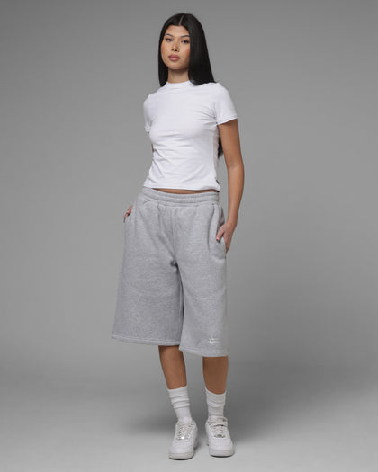 Loiter Ultra Hybrid Fleece Shorts Grey Marle
