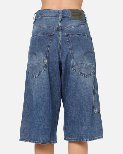 G-Star Bam Logger Denim Shorts Faded Blue