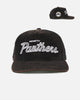 New Era Penrith Panthers 'NRL Golfer Washed Black' Pre-Curved Corduroy Golfer Snapback Washed Black