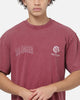 Bleacher Athletic Manly Sea Eagles NRL Attrition Washed T-Shirt Burgundy