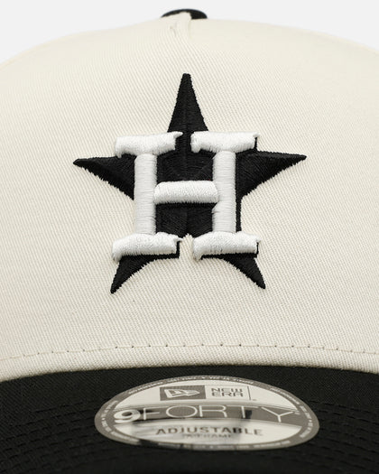 New Era Houston Astros 'Easy Chrome Black' 9FORTY A-Frame Snapback Chrome/Black