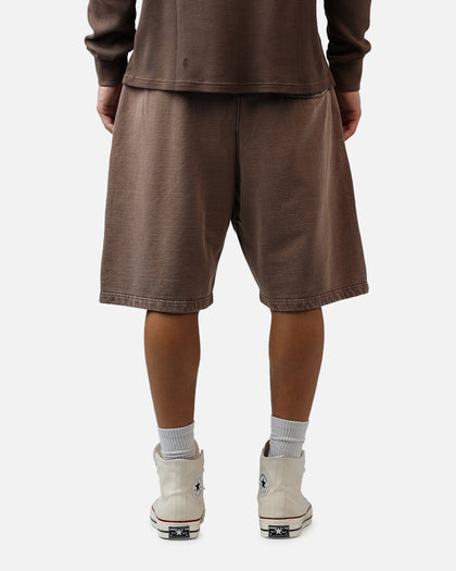 American Thrift Fleece Shorts Washed Brown