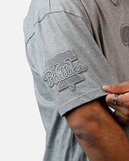 Pro Standard Philadelphia Phillies Reverse French Terry T-Shirt Grey