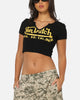Von Dutch Women's Cropped T-Shirt Black