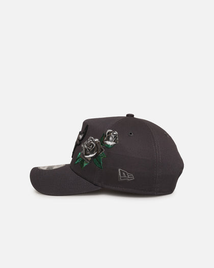 New Era Chicago Bulls 'Gray Tonal Rose Embroidery' 9FORTY A-Frame Snapback Gray