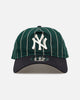 New Era New York Yankees 'Pinstripe' 9FORTY A-Frame Snapback Dark Green