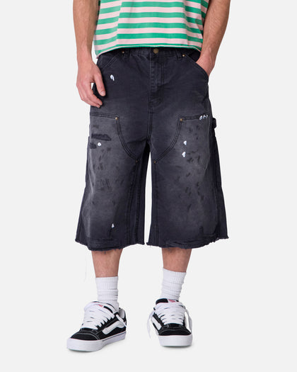 MNML Ultra Baggy Work Shorts Black