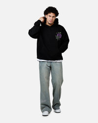 Hypland X One Piece Neon Gomu Hoodie Black