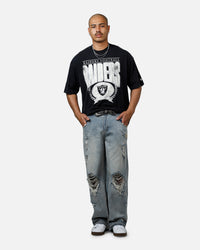 New Era Las Vegas Raiders Throwback T-Shirt Black