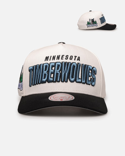Mitchell & Ness Minnesota Timberwolves 'Draft Day' Pro Pinch Snapback White/Black