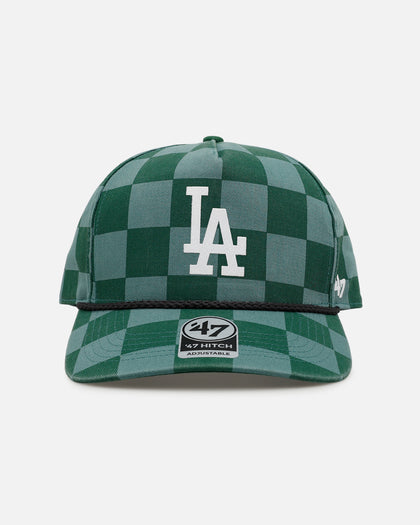 47 Brand Los Angeles Dodgers 'Checkerboard' 47 Hitch Snapback Green