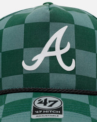47 Brand Atlanta Braves 'Checkerboard' 47 Hitch Snapback Green