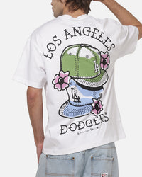 New Era Los Angeles Dodgers MLB Old School T-Shirt White