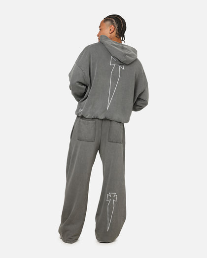 Saint Morta Athltc Hoodie Washed Charcoal