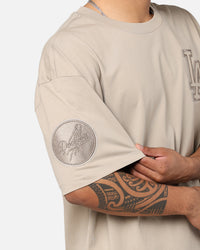 Pro Standard Los Angeles Dodgers Drop Shoulder T-Shirt Taupe