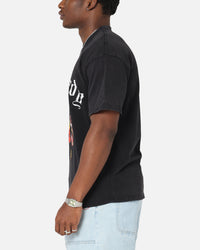 Ed Hardy Mask Of Mischief T-Shirt Black Acidwash