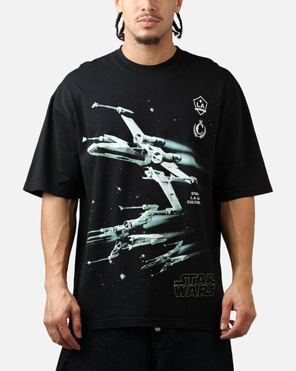 Culture Kings X Star Wars LA Galaxy X-Wing T-Shirt Black