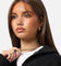 Guess Mainline Women's Lioness Queen Octagon Hoop Earrings Gold