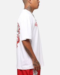 Ed Hardy Flaming Cobra T-Shirt White