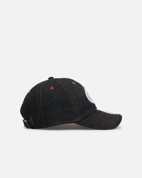 New Era San Francisco 49ers "Black Denim" Classic Casual Strapback Black Denim/Rust Contrast
