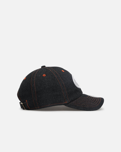 New Era San Francisco 49ers "Black Denim" Classic Casual Strapback Black Denim/Rust Contrast