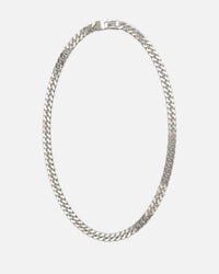 Guess Mainline Lo Studio 21" Curb 8MM Chain Necklace Silver