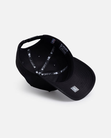 New Era Chicago Bulls 'Black Metal Badge' 9FORTY A-Frame Snapback Black