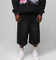 Loiter 3 Quarter Pants Washed Black