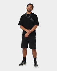X-Large Bull Denim 91 Shorts Washed Black