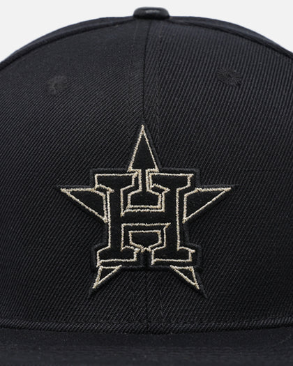 Pro Standard Houston Astros 'Black & Gold' Snapback Black/Gold