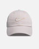 Nike Club Unstructured Swoosh Strapback Cap Cream