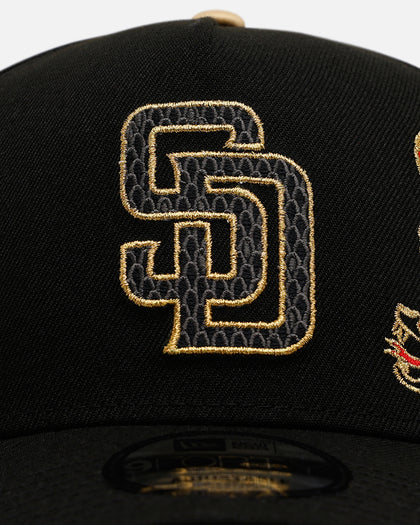 New Era San Diego Padres 'Year Of The Snake' 9FORTY A-Frame Snapback Black/Gold