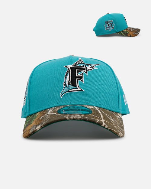 New Era Florida Marlins 'Realtree Visor' 9FORTY A-Frame Snapback Official Team Color