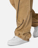 MNML Ultra Baggy Grid Lock Denim Pants Brown