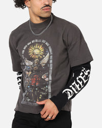Saint Morta Kingdomcome Long Sleeve T-Shirt Washed Charcoal