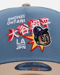 New Era Los Angeles Dodgers 'Easy Breezy' Ohtani 9FORTY A-Frame Snapback Blue/Tan